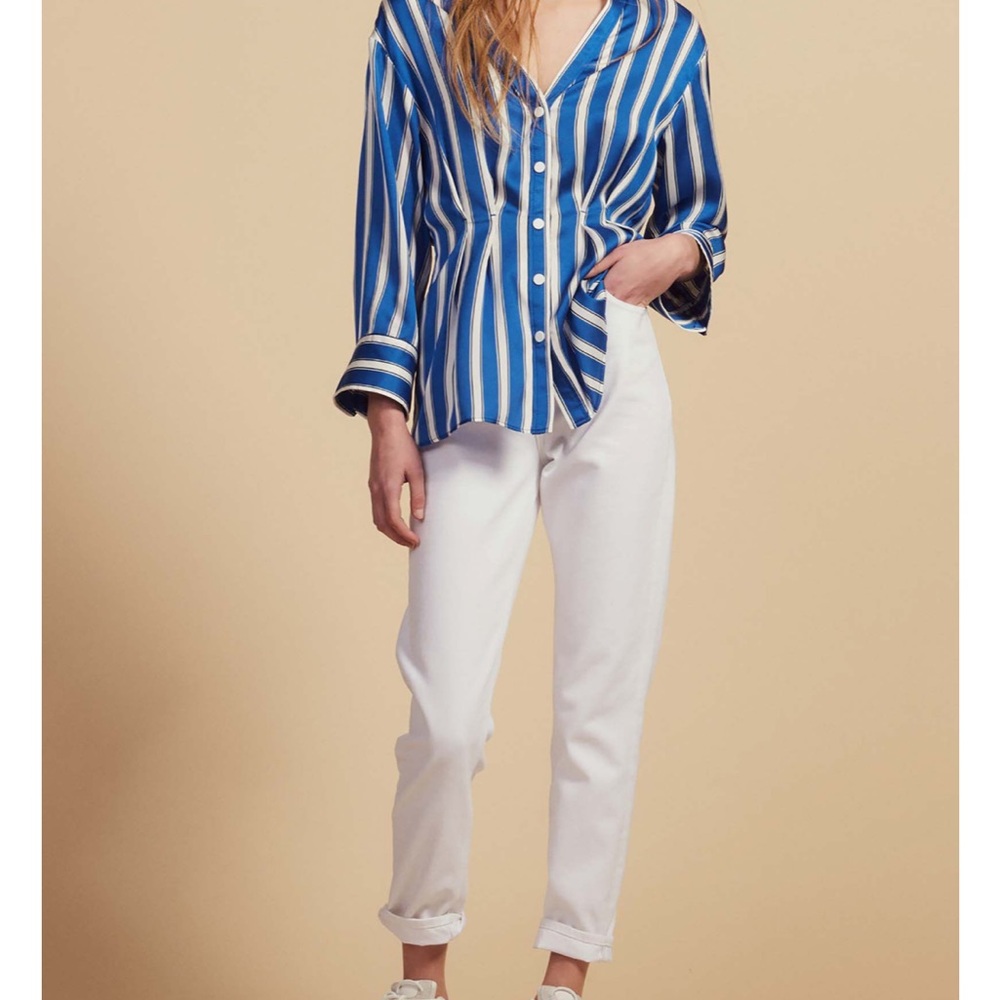 Sandro striped button up